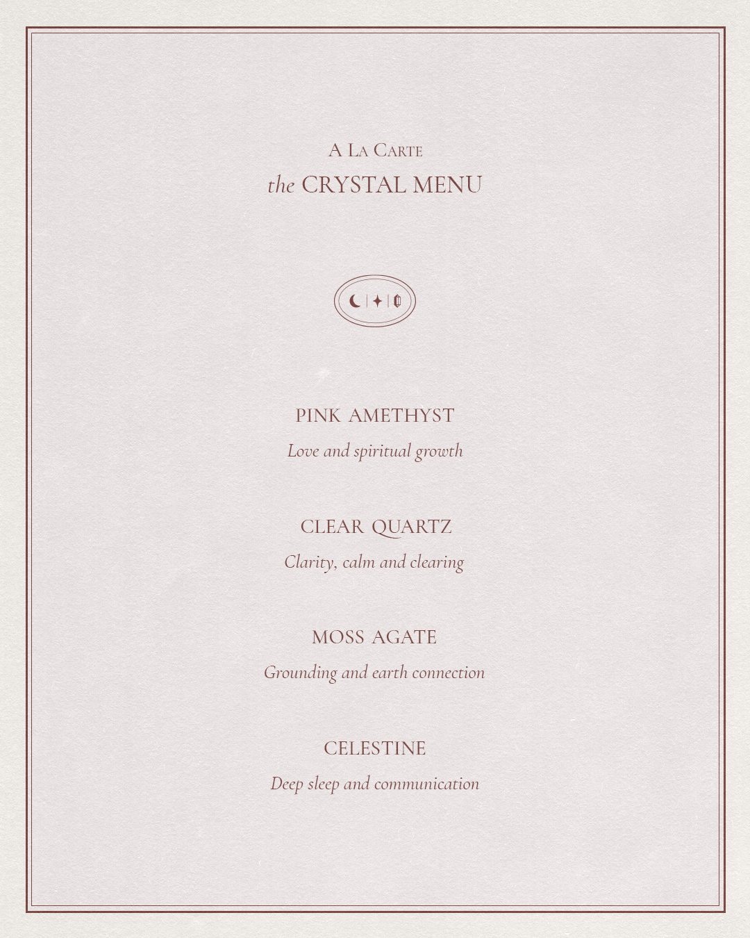 portfolio branding project mooon crystals